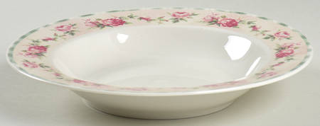 American Bouquet Rim Soup Bowl