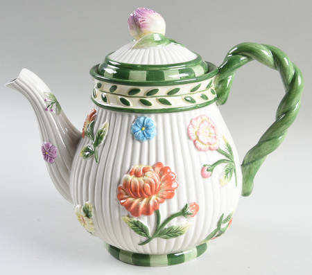 Fleurs De Provence Teapot & Lid