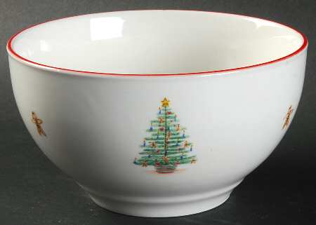 Gingerbread Tree Soup/Cereal Bowl