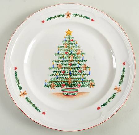 Gingerbread Tree 12" Chop Plate (Round Platter)