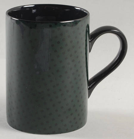 Foulard (Black Diamonds on Dark Green) Mug