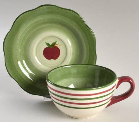 Apple Pie Breakfast Cup & Saucer Set
