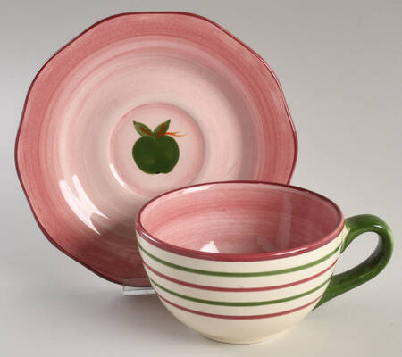 Apple Pie Breakfast Cup & Saucer Set