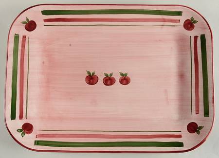 Apple Pie 19" Rectangular Serving Platter