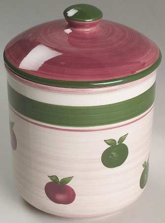 Apple Pie Small Canister & Lid