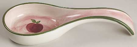 Apple Pie Spoon Rest/Holder (Holds 1 Spoon)