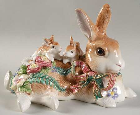 Woodland Spring Medium Rabbit Figurine