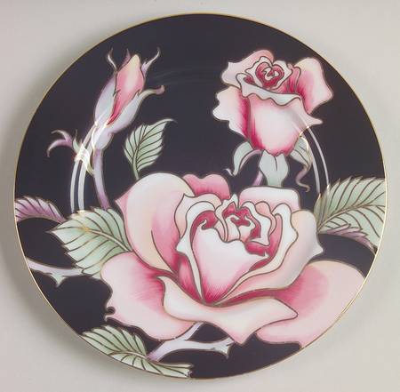 Midnight Rose (Pink Rose) by Fitz and Floyd