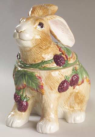 Blackberry Rabbit Rabbit Canister & Lid
