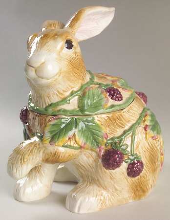 Blackberry Rabbit Rabbit Canister & Lid