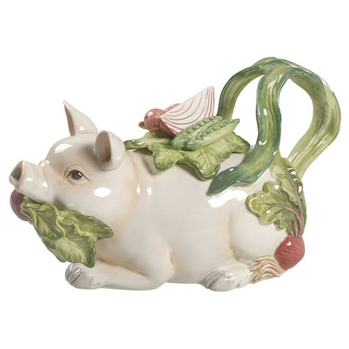French Market Teapot & Lid
