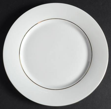 Classic Gold (Rim, Gold Trim & Verge) Salad Plate