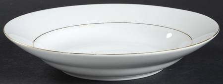 Classic Gold (Rim, Gold Trim & Verge) Rim Soup Bowl