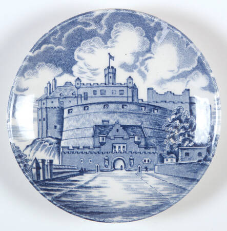 Old Chelsea Blue (Various Buildings and Landscape) Coaster
