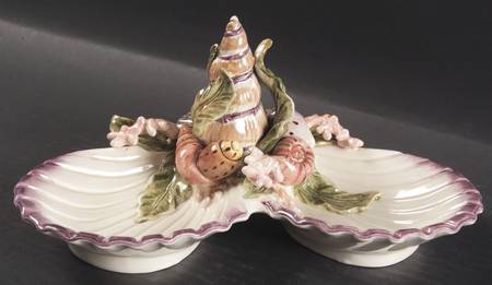 Oceana (Multicolor Shells) (2 Part) Cocktail/Tartar Sauce Server