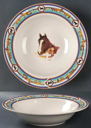 Cedar Valley Stables Rim Soup Bowl