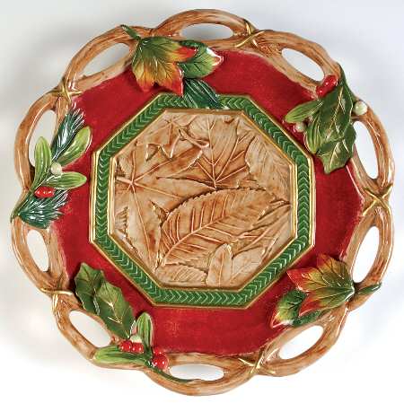 Christmas Lodge Canape Plate