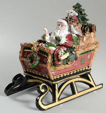 Christmas Lodge Musical Figurine