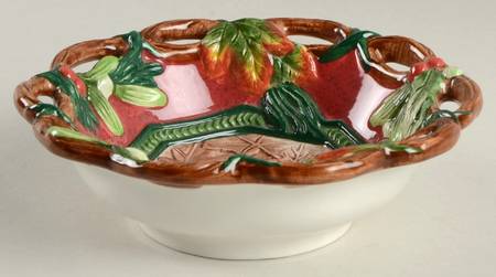 Christmas Lodge Nut Dish