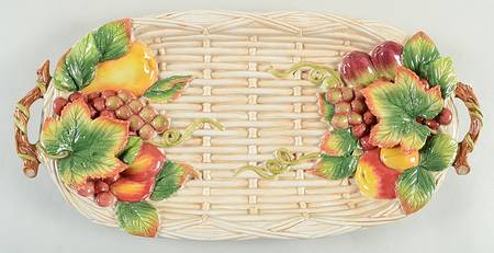 Country Gourmet 20" Oval Serving Platter