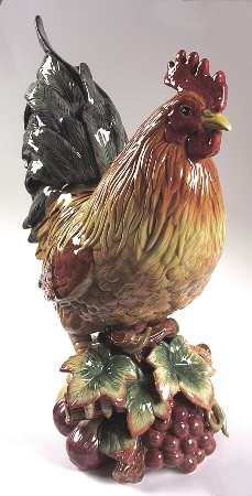 Country Gourmet Rooster Figurine