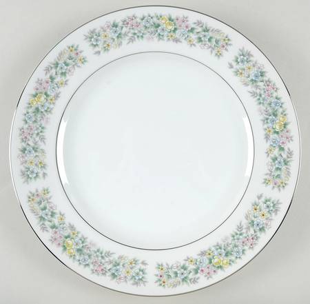 Elegance (Platinum Trim) 12" Chop Plate (Round Platter)