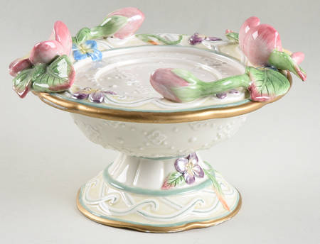 Garden Rhapsody 4" Pillar Candleholder