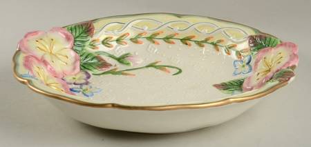 Garden Rhapsody 10" Shallow Round Bowl
