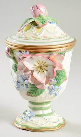 Garden Rhapsody Candy Jar & Lid