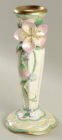 Garden Rhapsody 8" Tall Candlestick