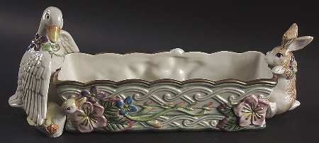 Garden Rhapsody Cracker Server-Boat