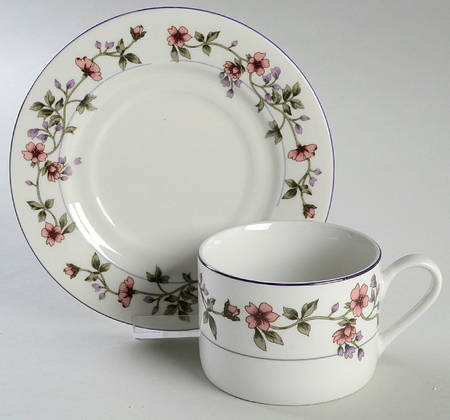 Flirtations Flat Cup & Saucer Set