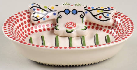 Simply Christmas Soap Dish by Caffco