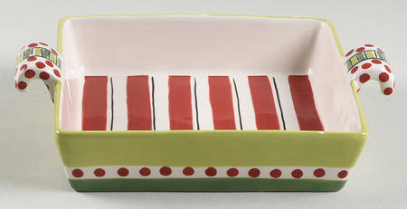 Simply Christmas 9" Handled Tray