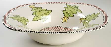Simply Christmas 13" Square Bowl