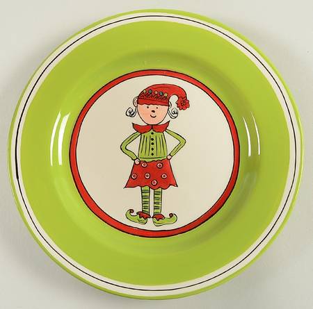 Simply Christmas Salad Plate