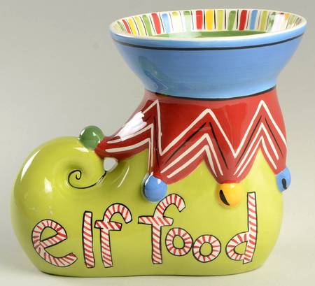 Simply Christmas Small Figural Open Candy Dish