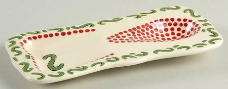 Simply Christmas Spoon Rest/Holder (Holds 1 Spoon)