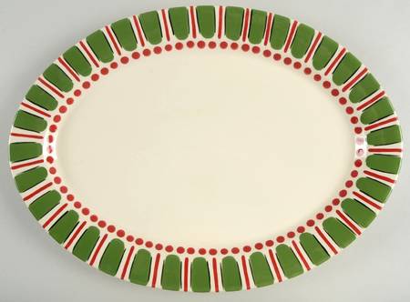 Simply Christmas 15" Oval Serving Platter