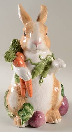 Le Marche Figural Cookie Jar & Lid