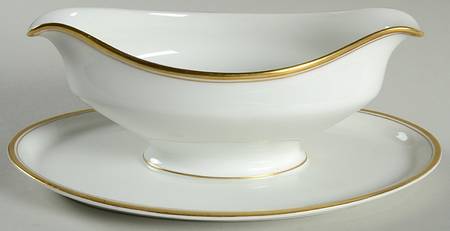 7308 Gravy Boat with Attached Underplate