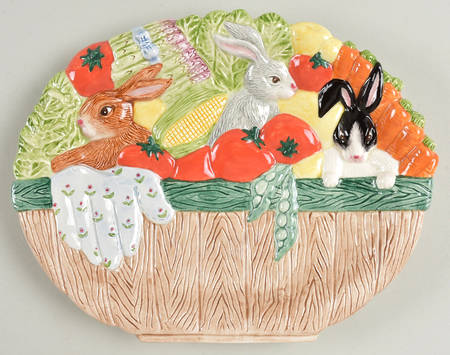 Bountiful Bunnies 6" Serving Plate