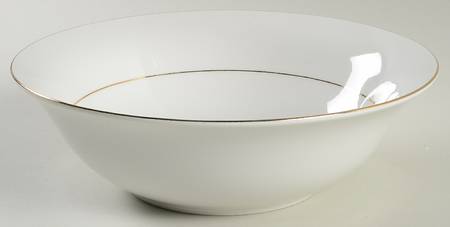 Simplicity Gold (Rim Shape) 9" Round Vegetable Bowl by Farberware
