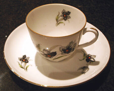 02161-3 Flat Cup & Saucer Set