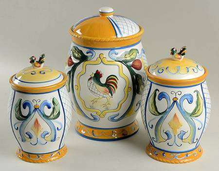 Ricamo Accessories (3 Piece) Canister Set (Box Set)