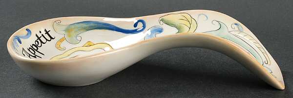 Ricamo Accessories Spoon Rest/Holder (Holds 1 Spoon)
