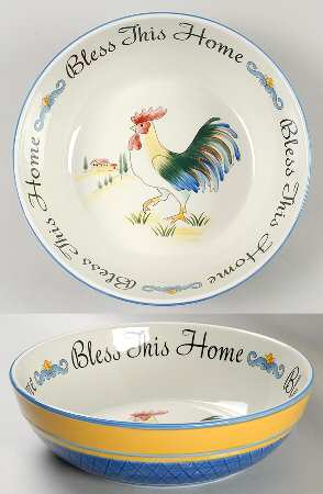 Ricamo Accessories 10" Large Salad Serving Bowl