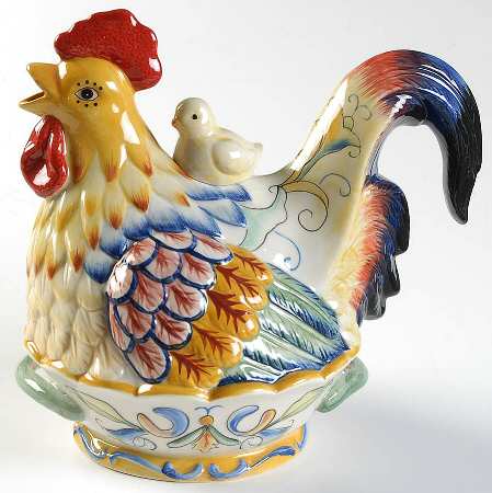 Ricamo Accessories Figural Teapot & Lid