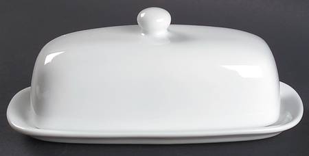 Gourmet White 1/4 Lb Covered Butter