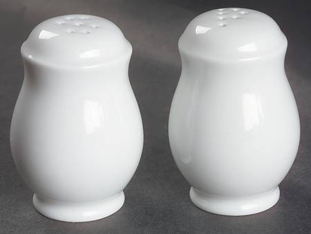 Gourmet White Salt & Pepper Set